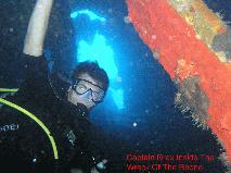 Salt Island Diving The Bow Section Of The Wreck Of The Rhone, BVI's